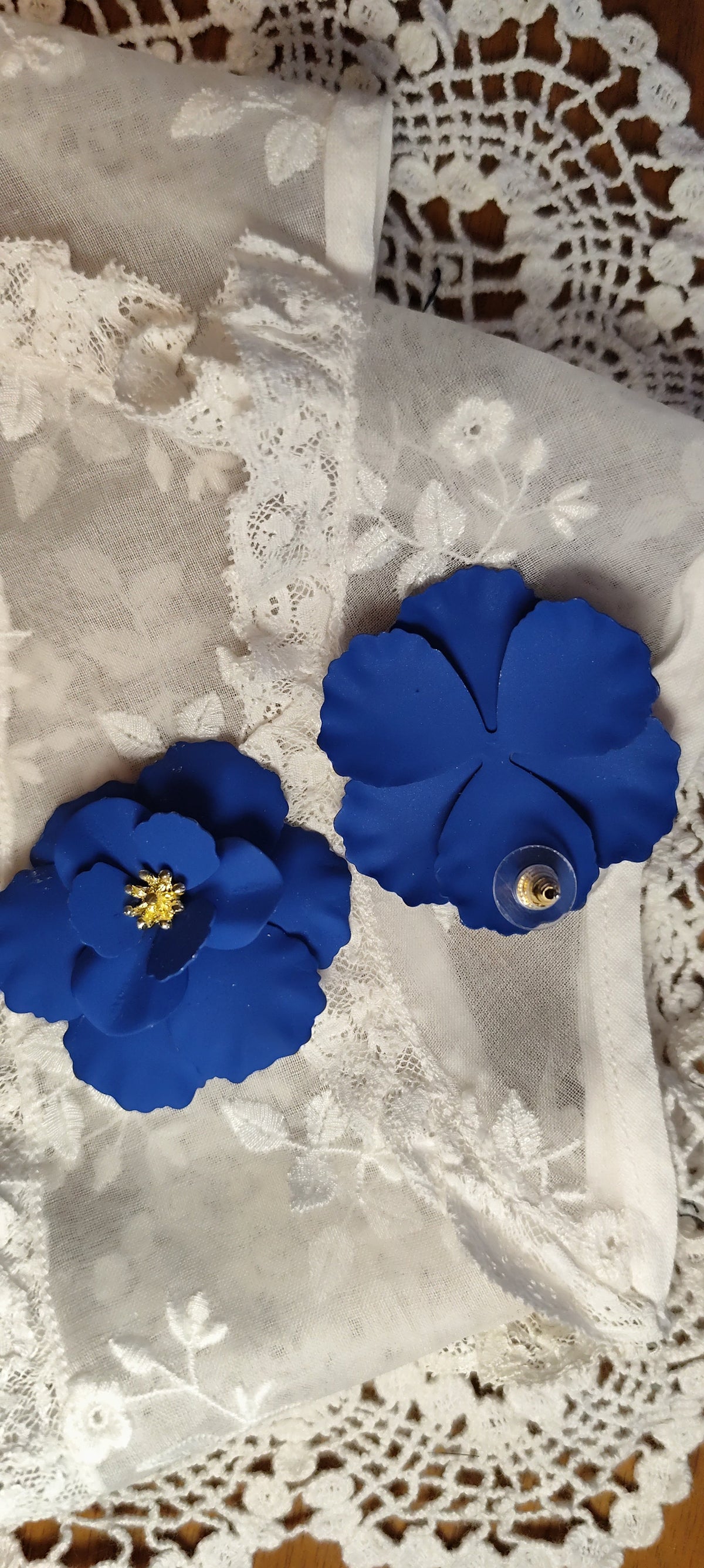 Boucles d'oreilles Camélia