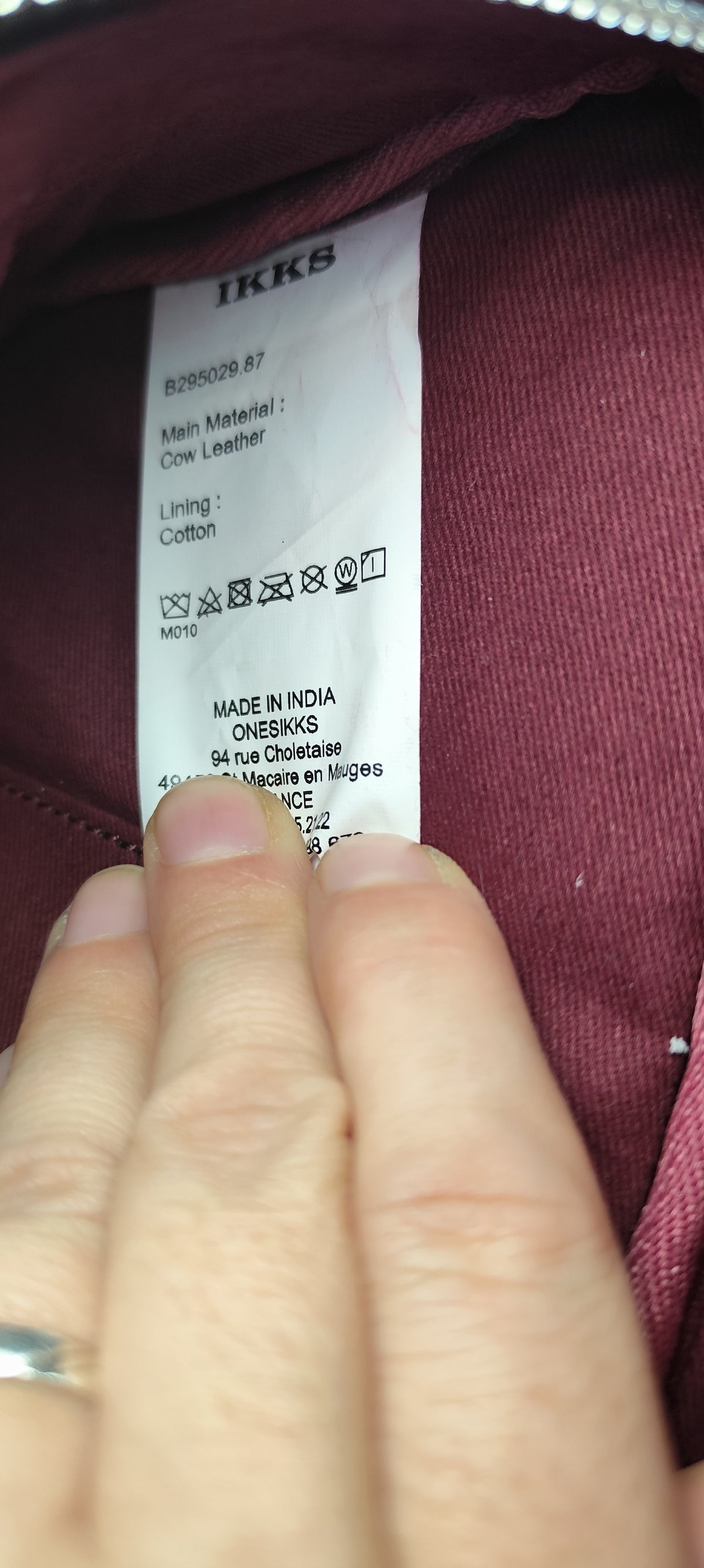Sac banane cuir IKKS