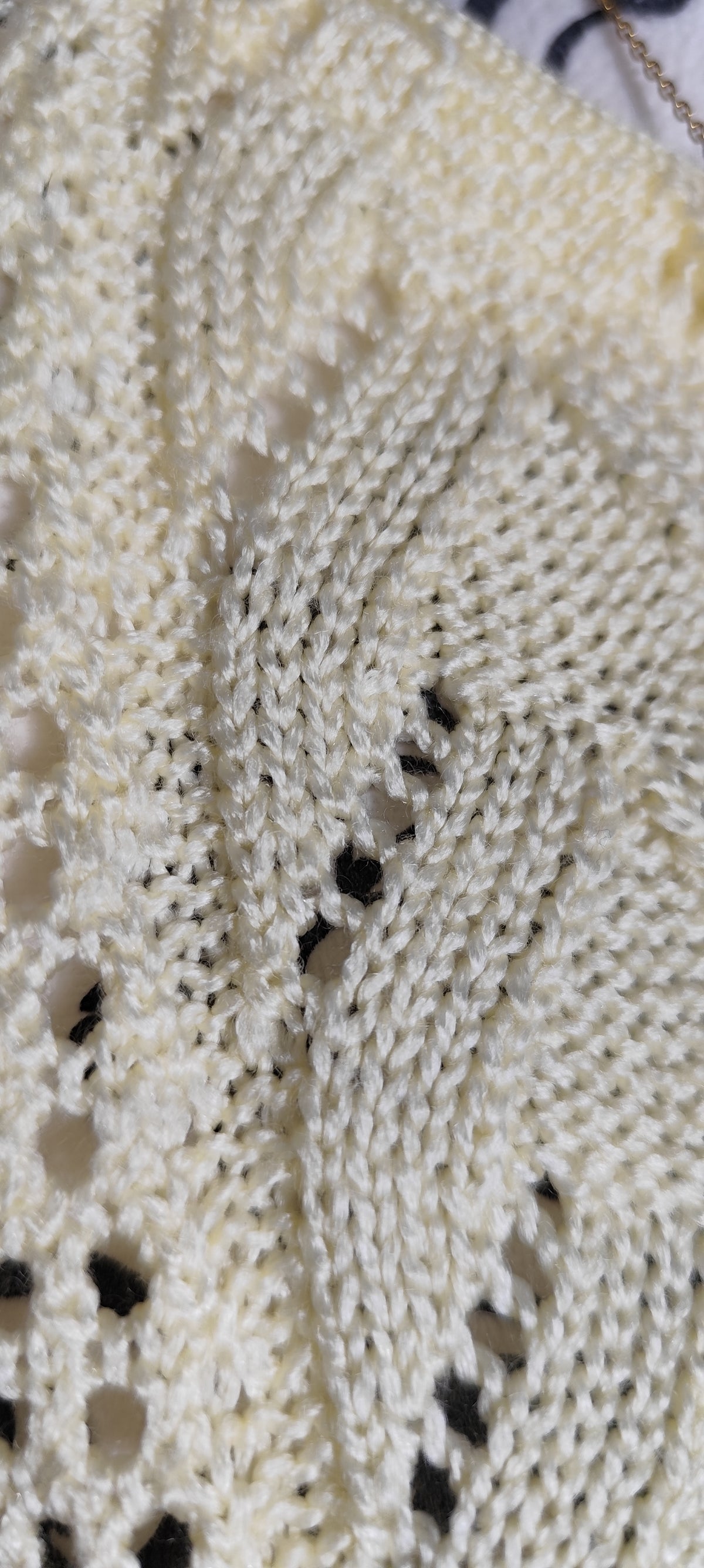 Pull en maille ajouré