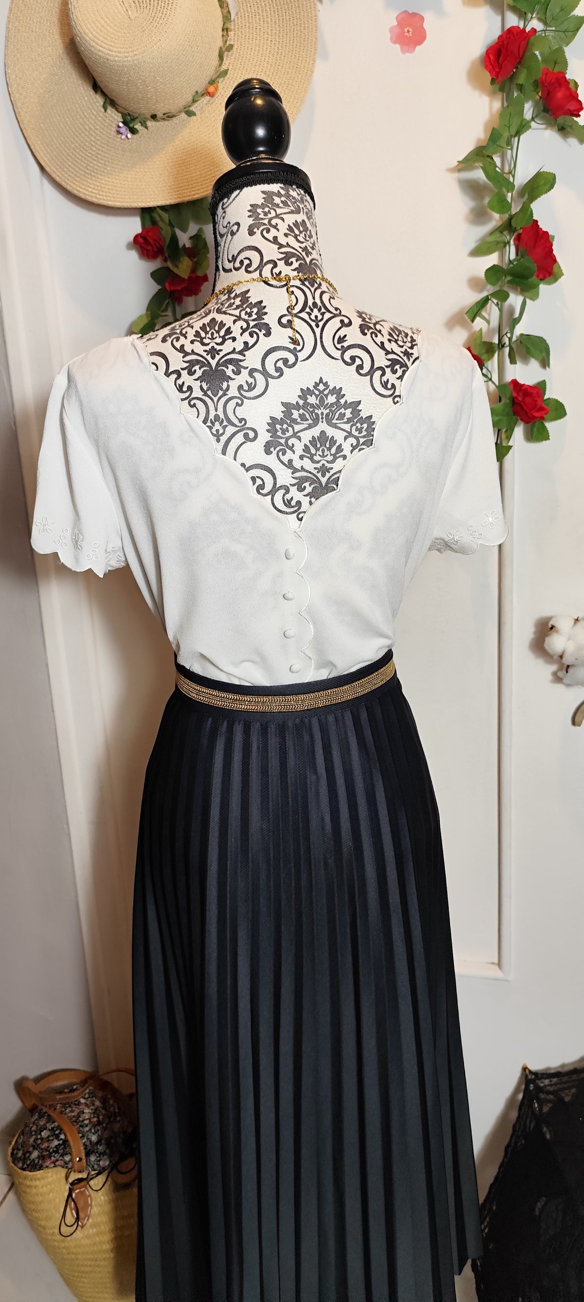 Blouse aux finitions délicates Camaïeu