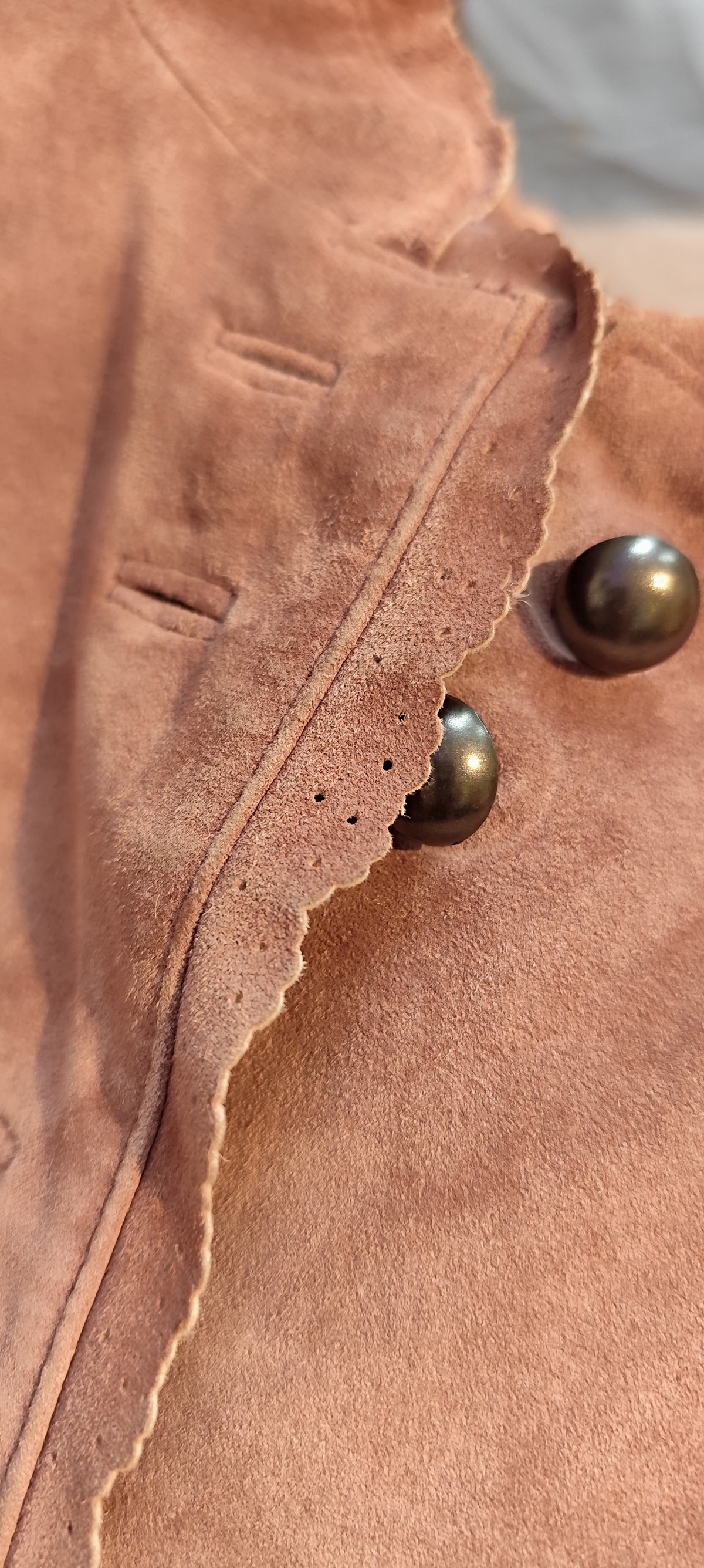 Veste officier cuir Promod vintage