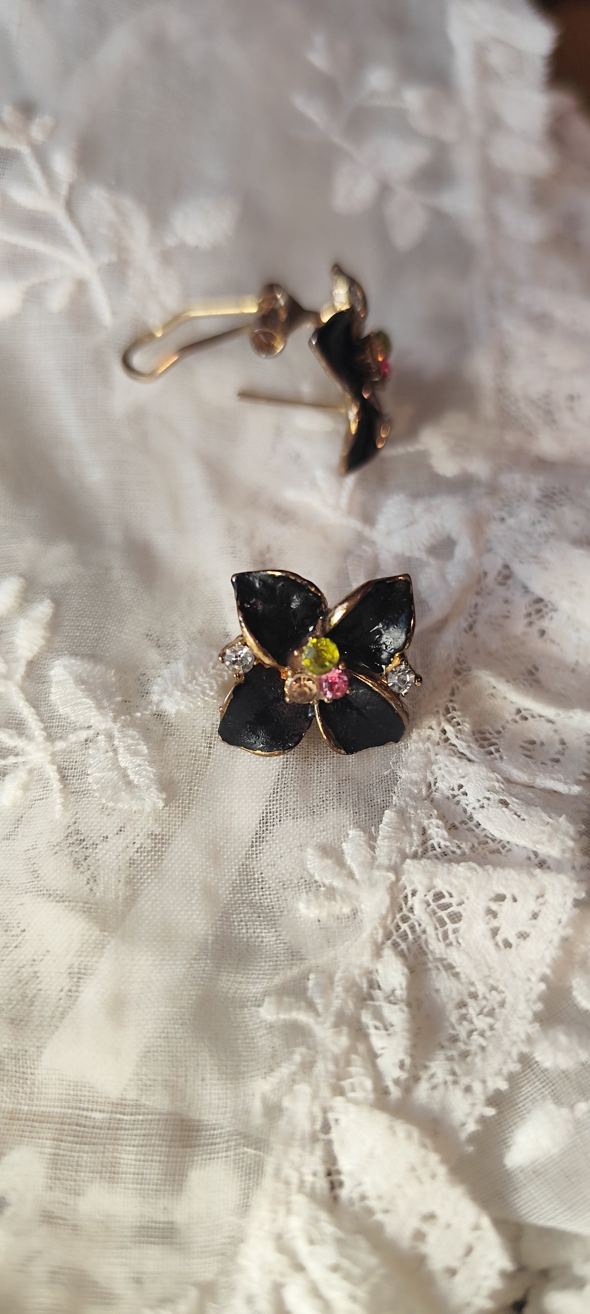 Boucles d'oreilles hybride
