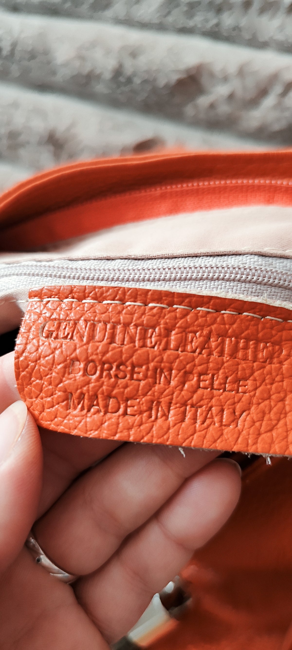 Sac en cuir rétro