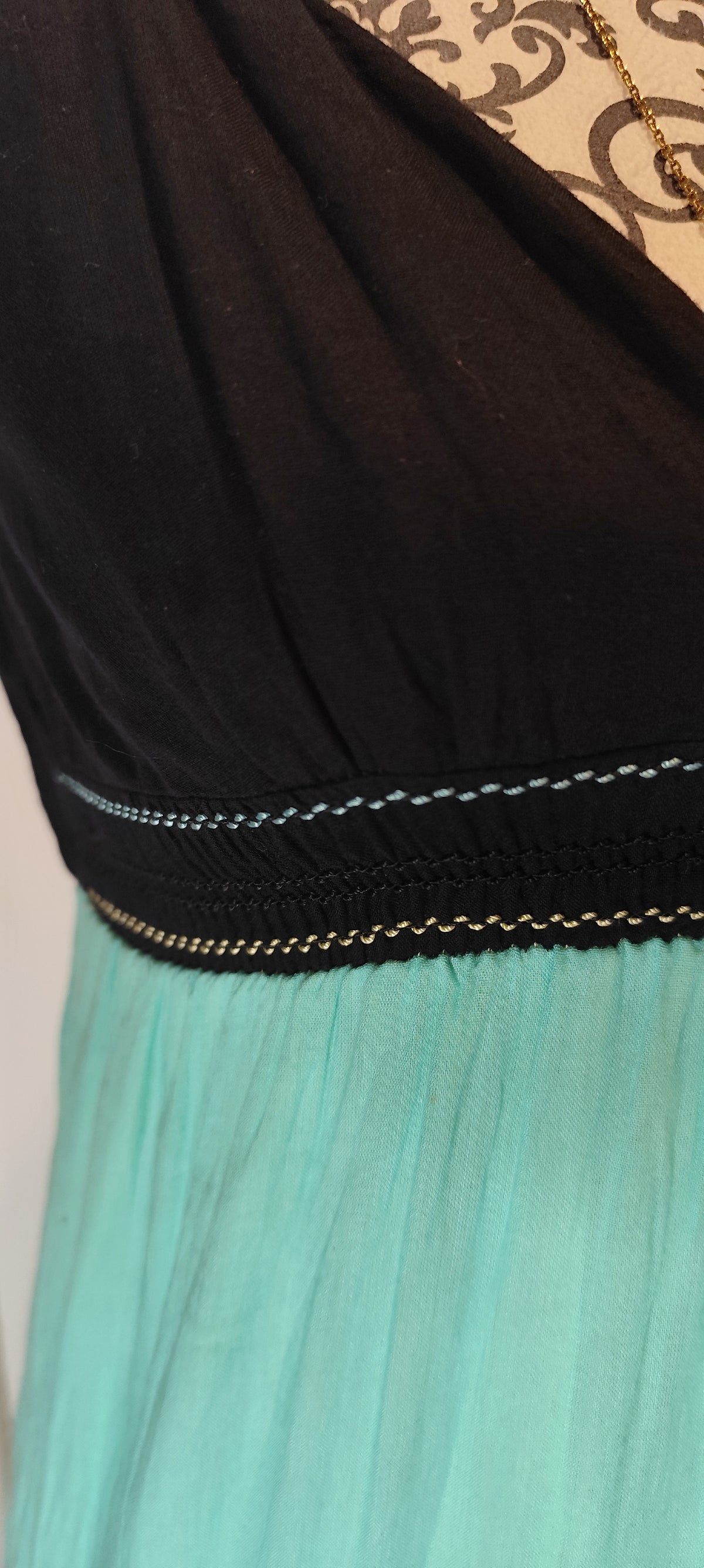 Robe longue tricolore Xanaka