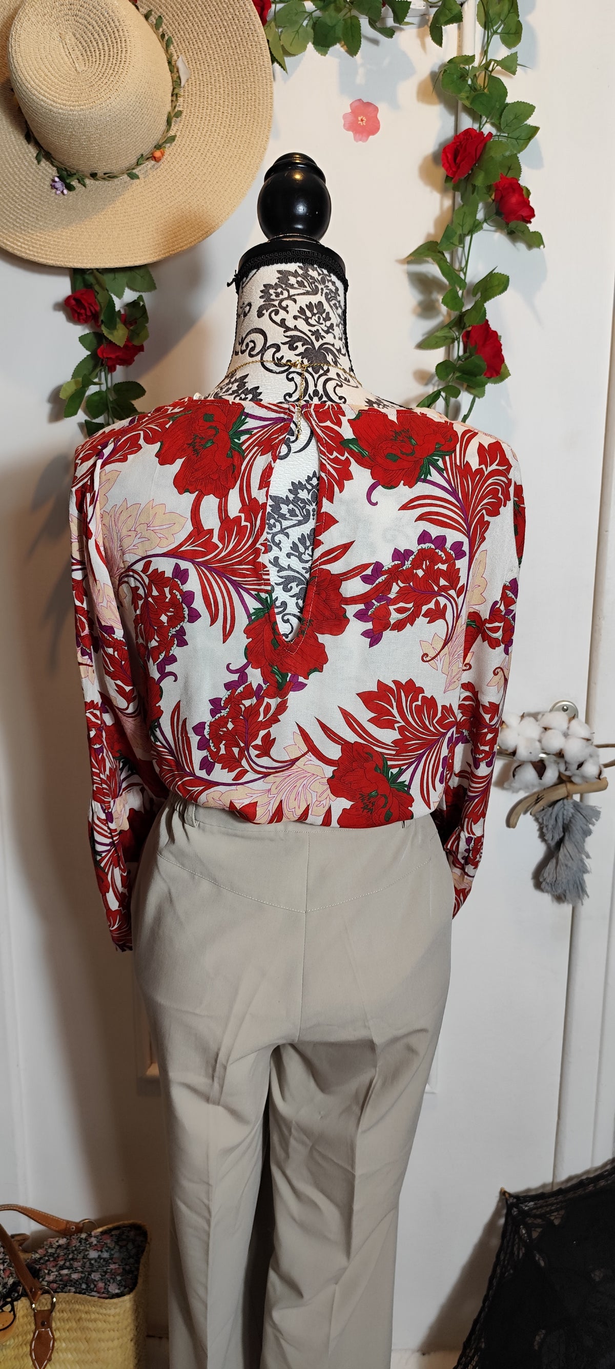 Blouse manches évasées Elora