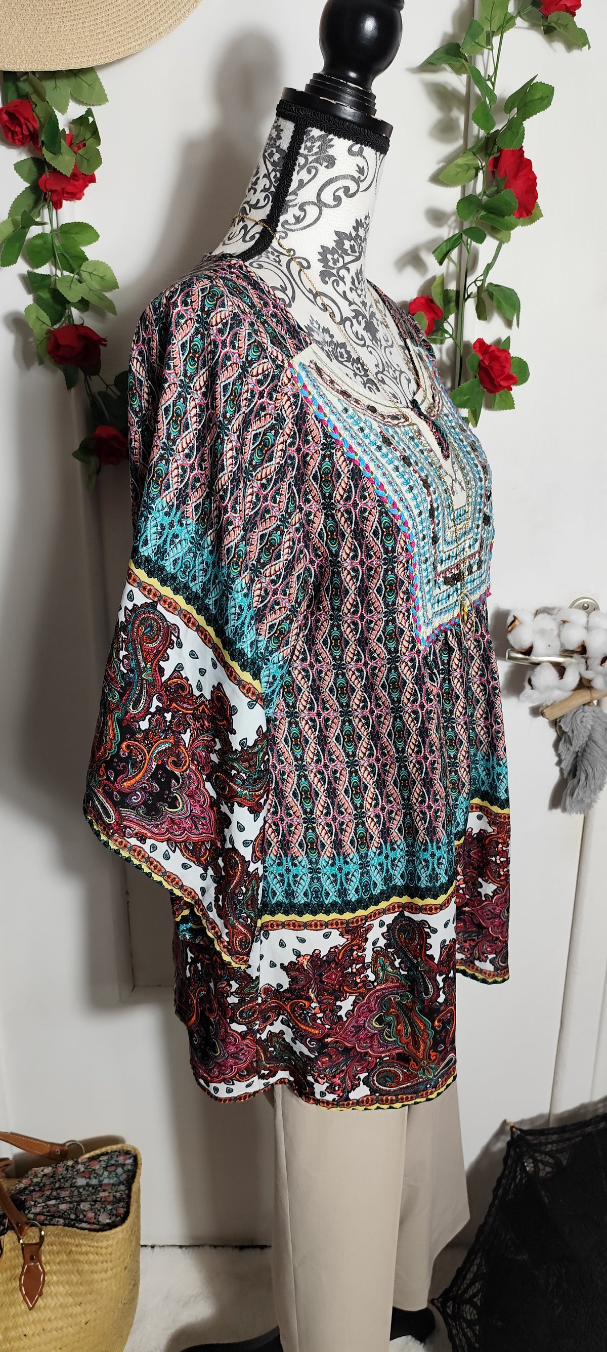 Blouse bohème Free for humanity