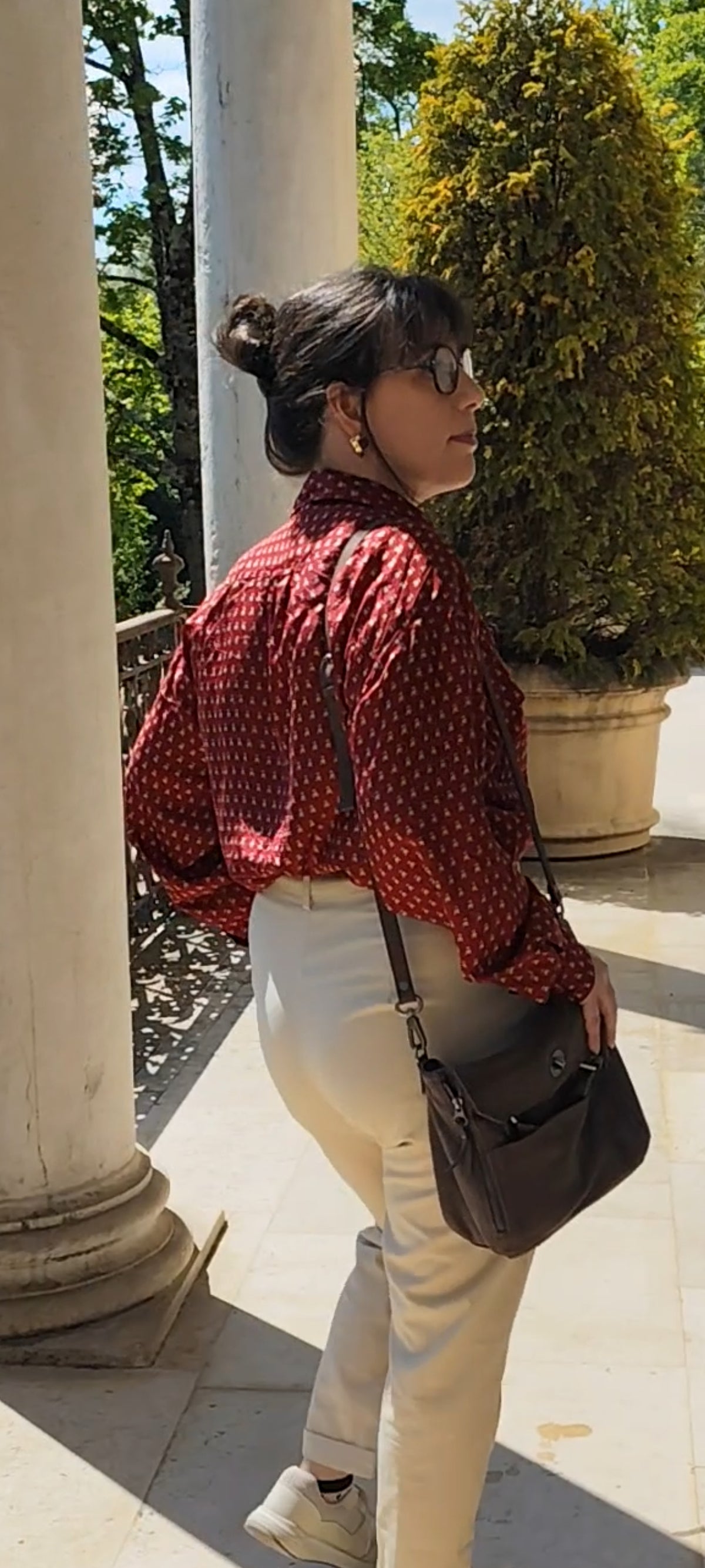 Chemise en soie Jacqueline Riu vintage
