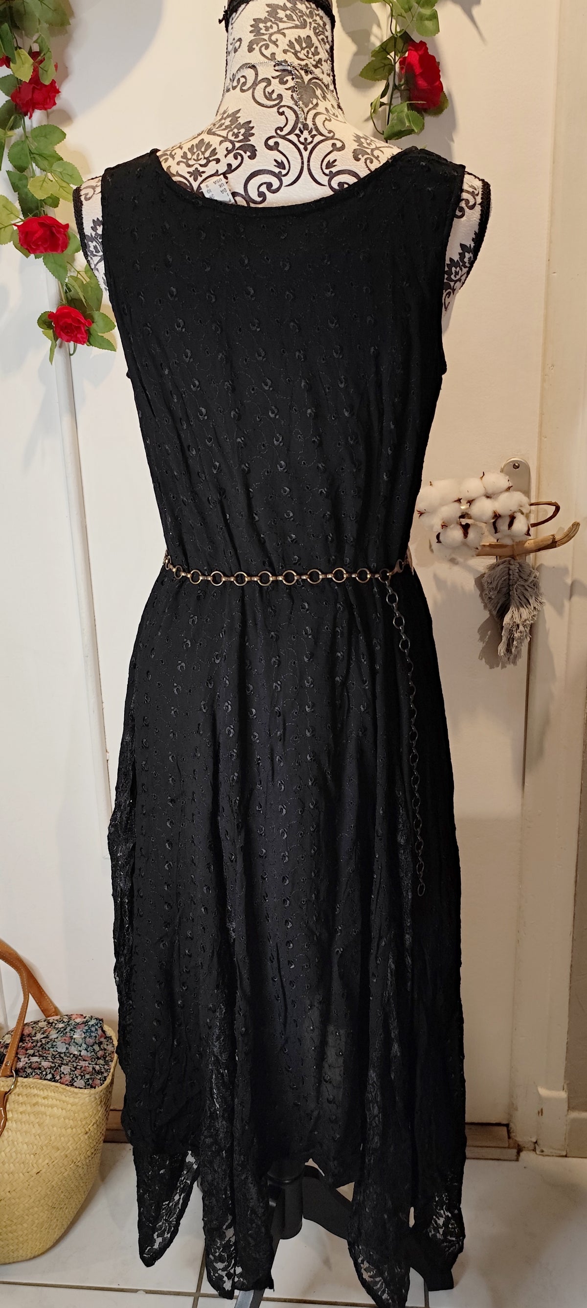 Robe longue asymétrique Together