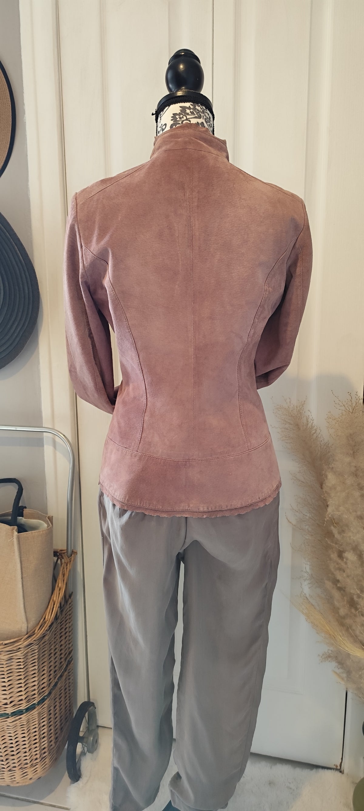 Veste officier cuir Promod vintage