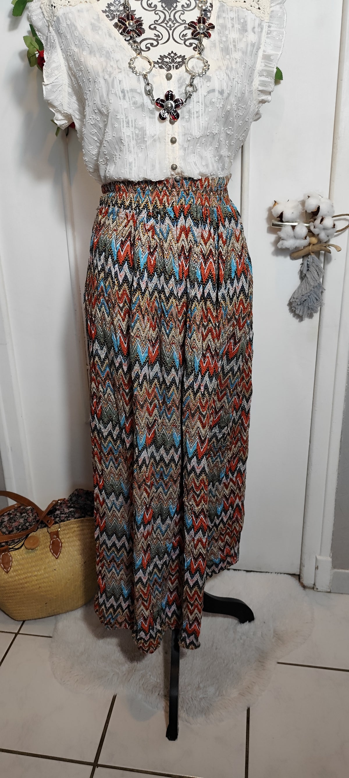 Jupe taille élastique Zeva