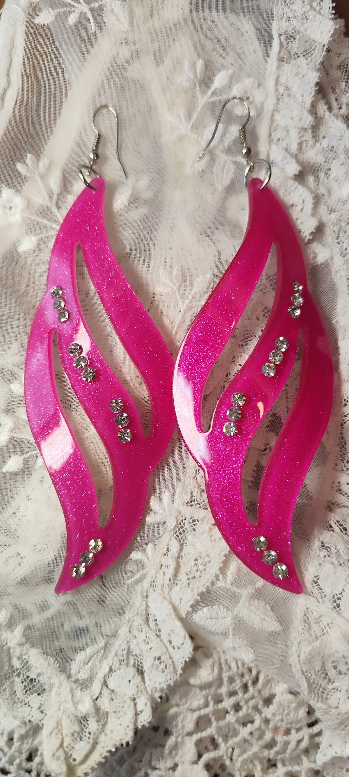 Boucles d'oreilles ailes d'anges