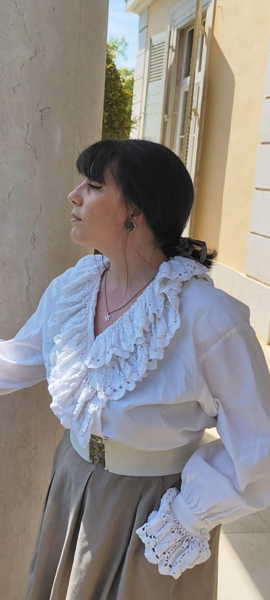 Blouse romantique Rossella Argento