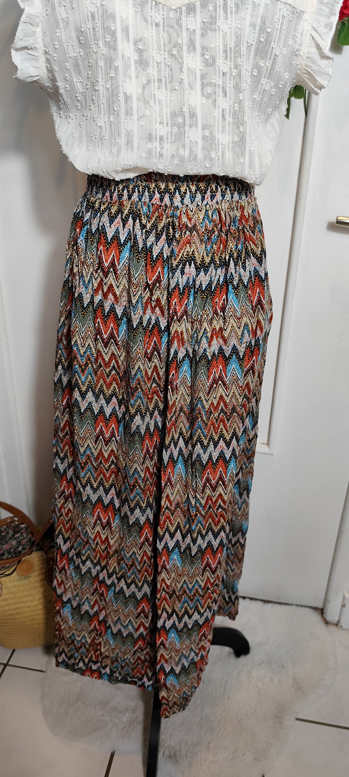 Jupe taille élastique Zeva