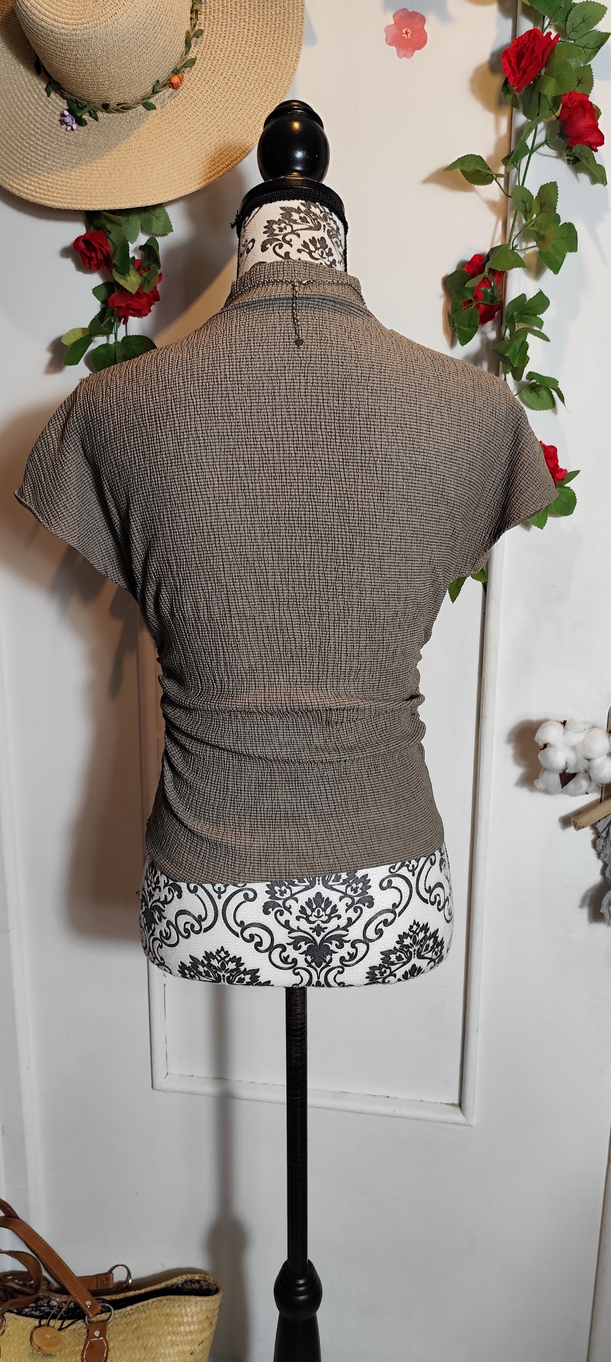 Top froncé Zara