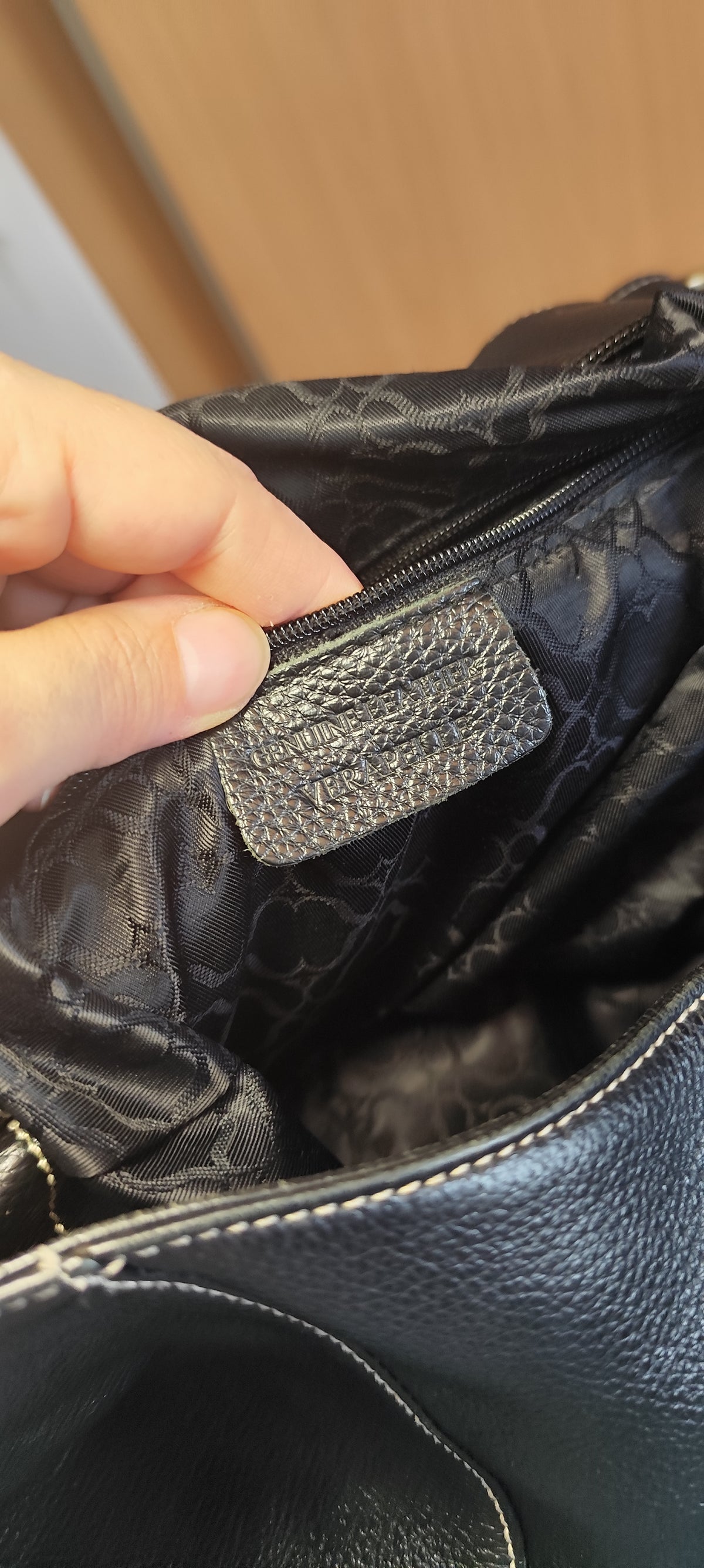 Sac en cuir anse modulable