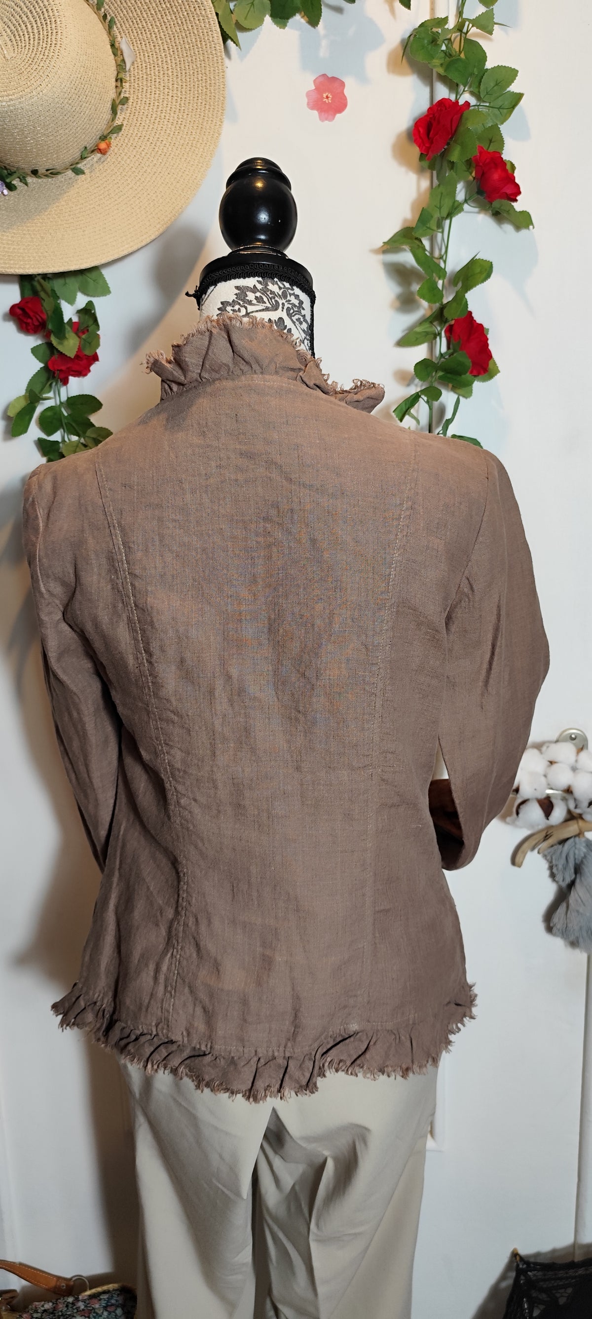 Veste en lin la Fée maraboutée