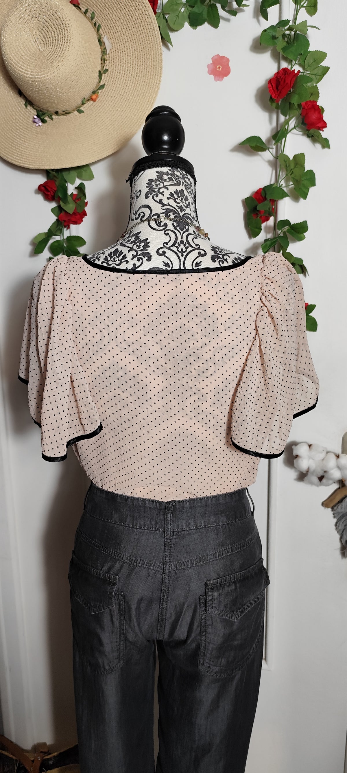Blouse à volant Morgan