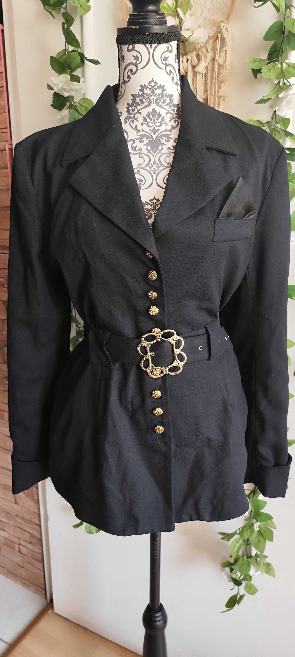 Blazer ceinturé Jus d'orange
