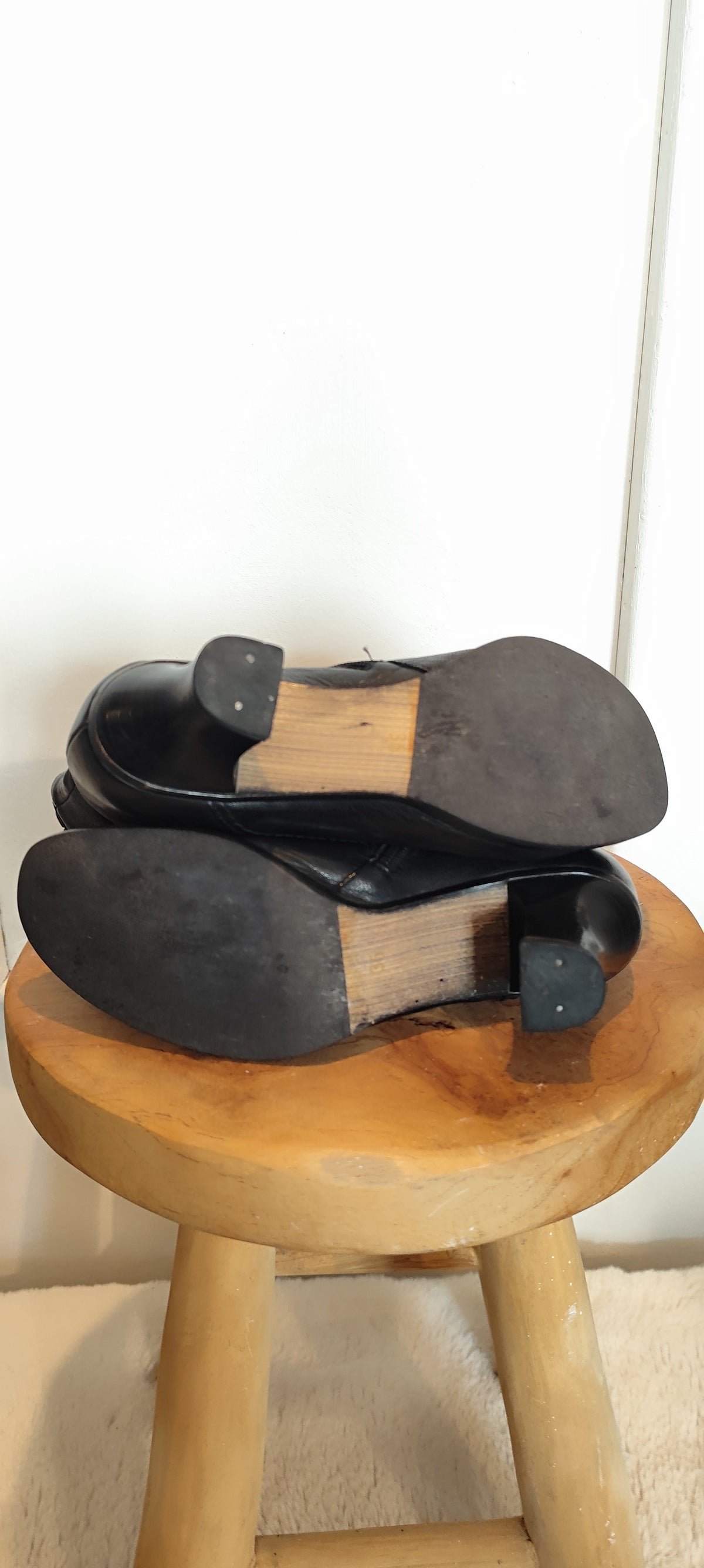Bottines vintage en cuir Karston