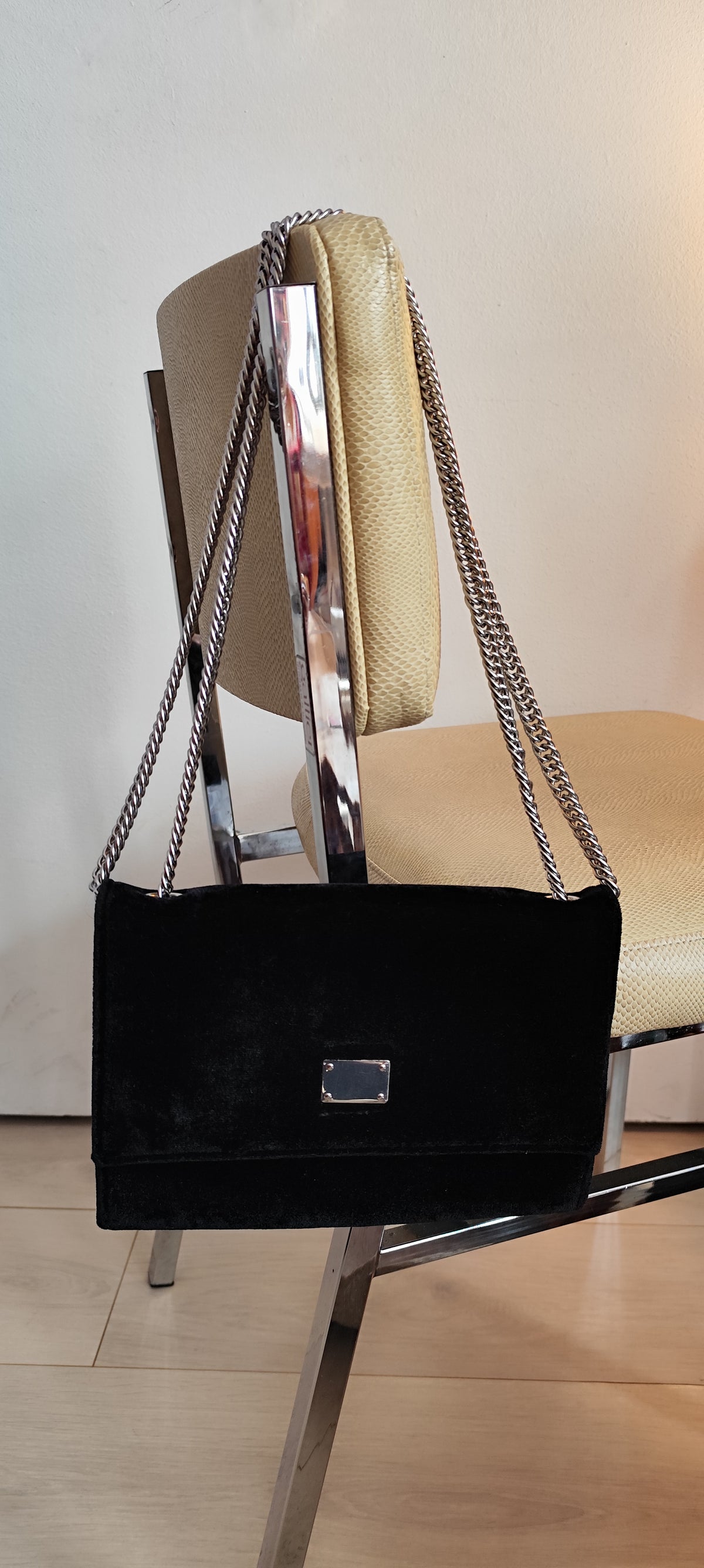 Sac pochette en velours