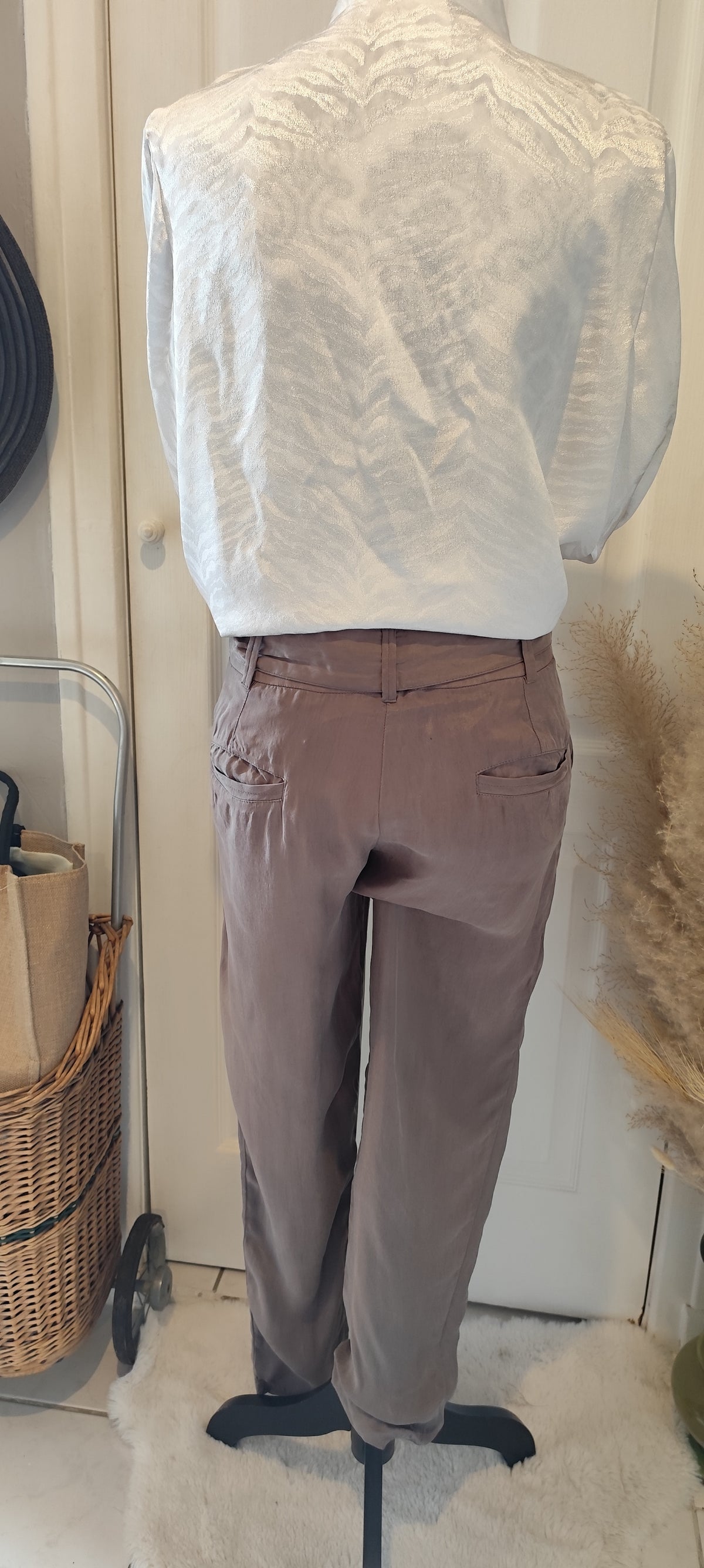 Pantalon en Cupro Comptoir des cotonniers