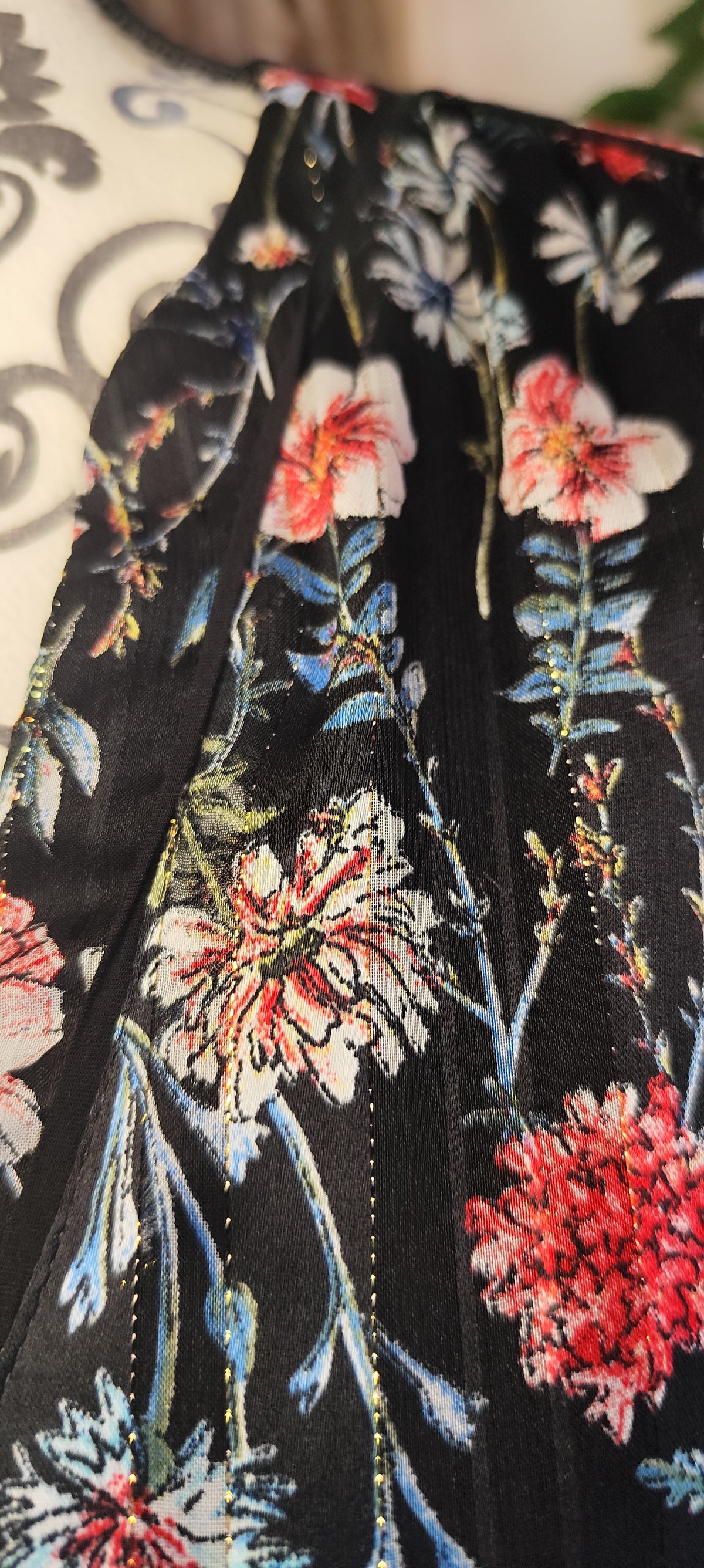 Robe longue fleurie Elora
