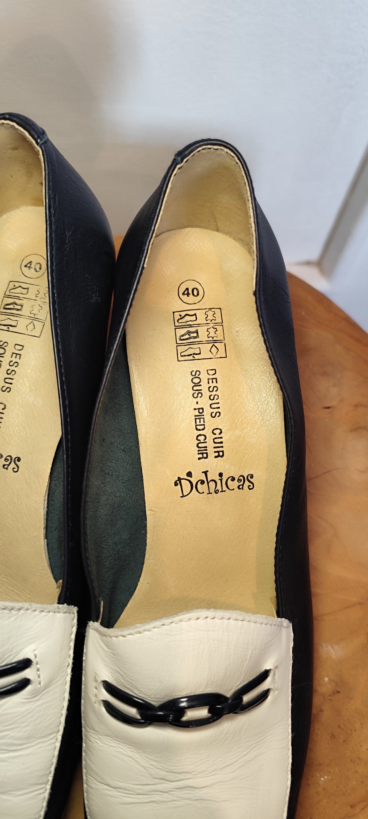 mocassins cuir D'chicas