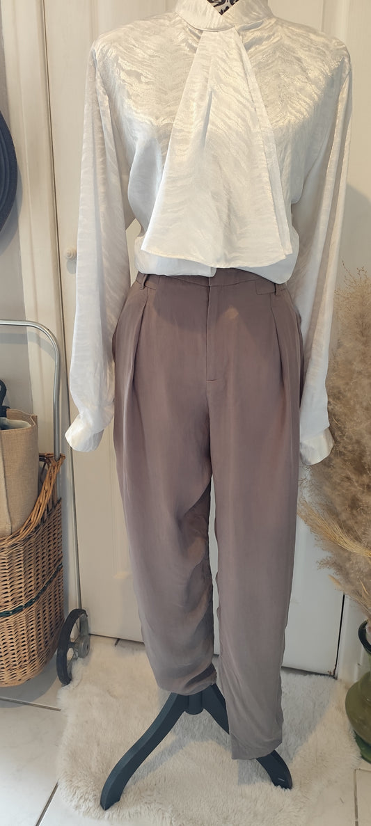Pantalon en Cupro Comptoir des cotonniers