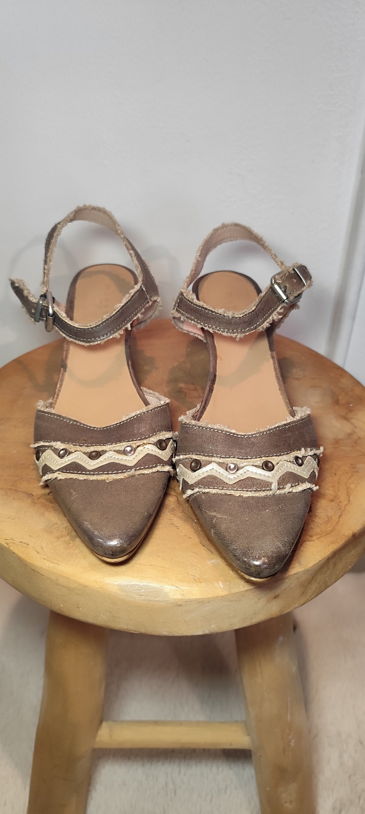 Slingback en cuir Muratti
