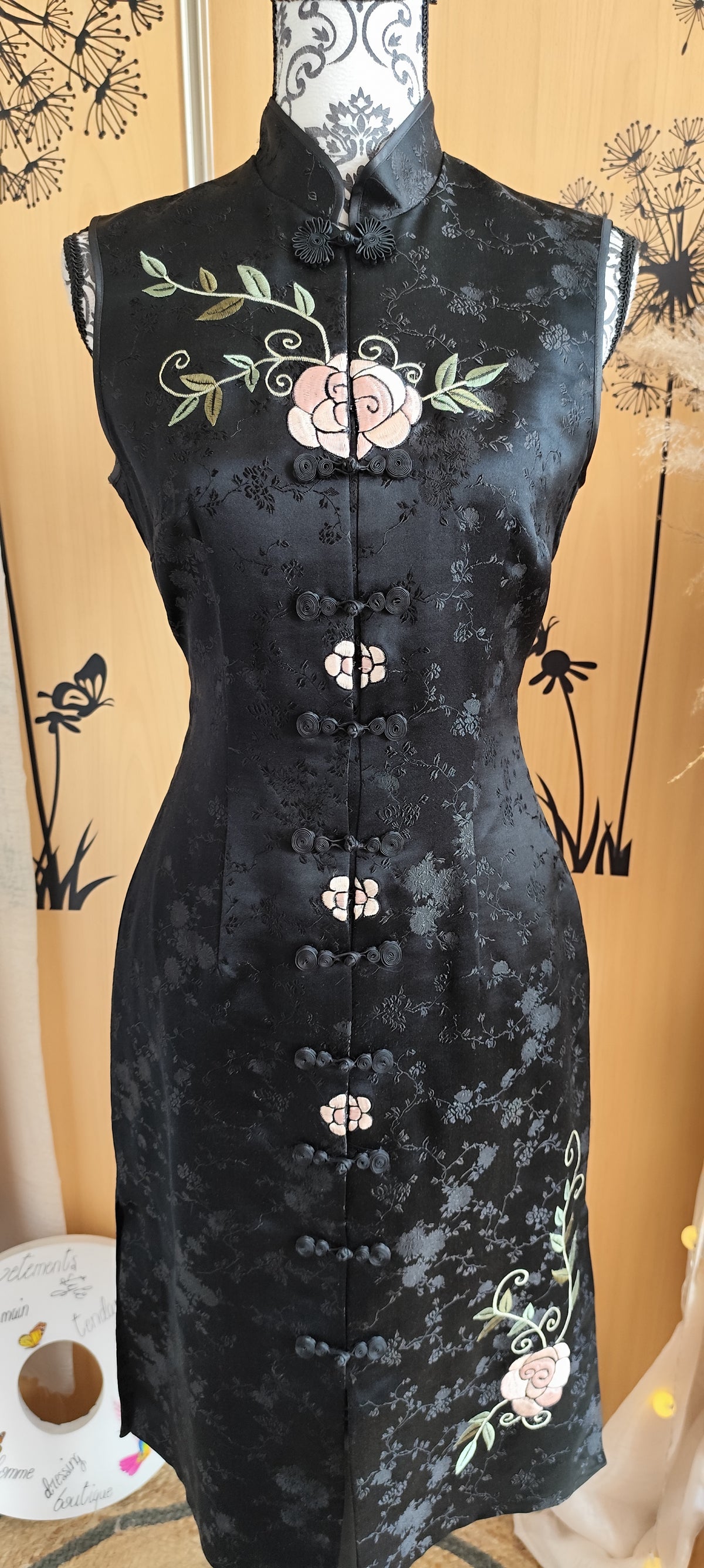 Qipao brodé rétro H&M