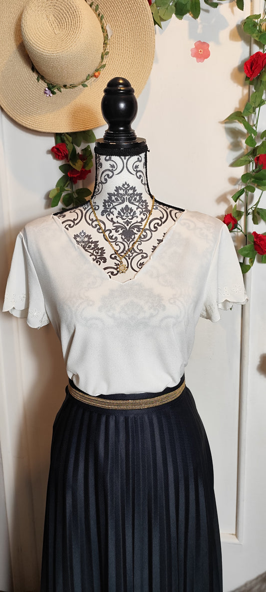 Blouse aux finitions délicates Camaïeu