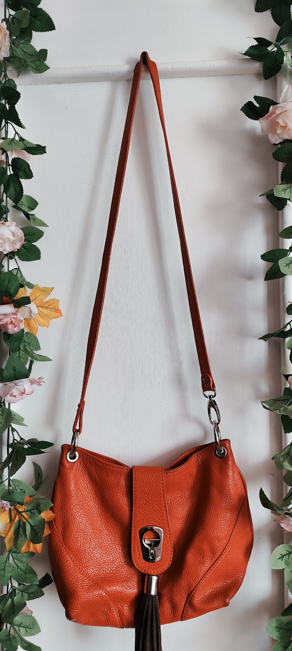 Sac en cuir rétro