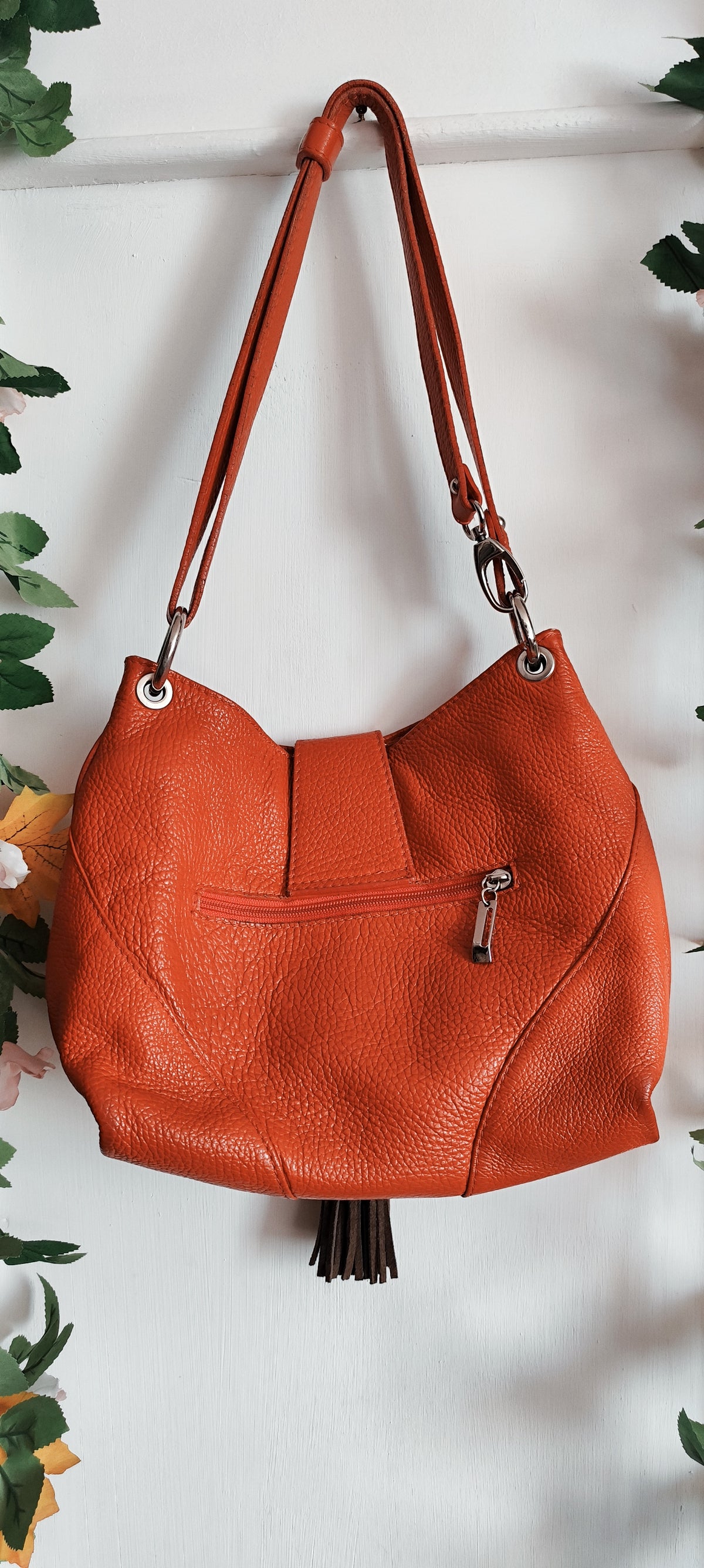 Sac en cuir rétro
