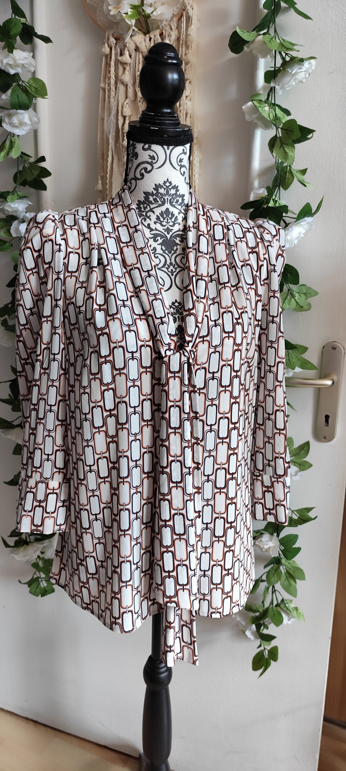Blouse col lavallière Iris Mittenaere for Morgan