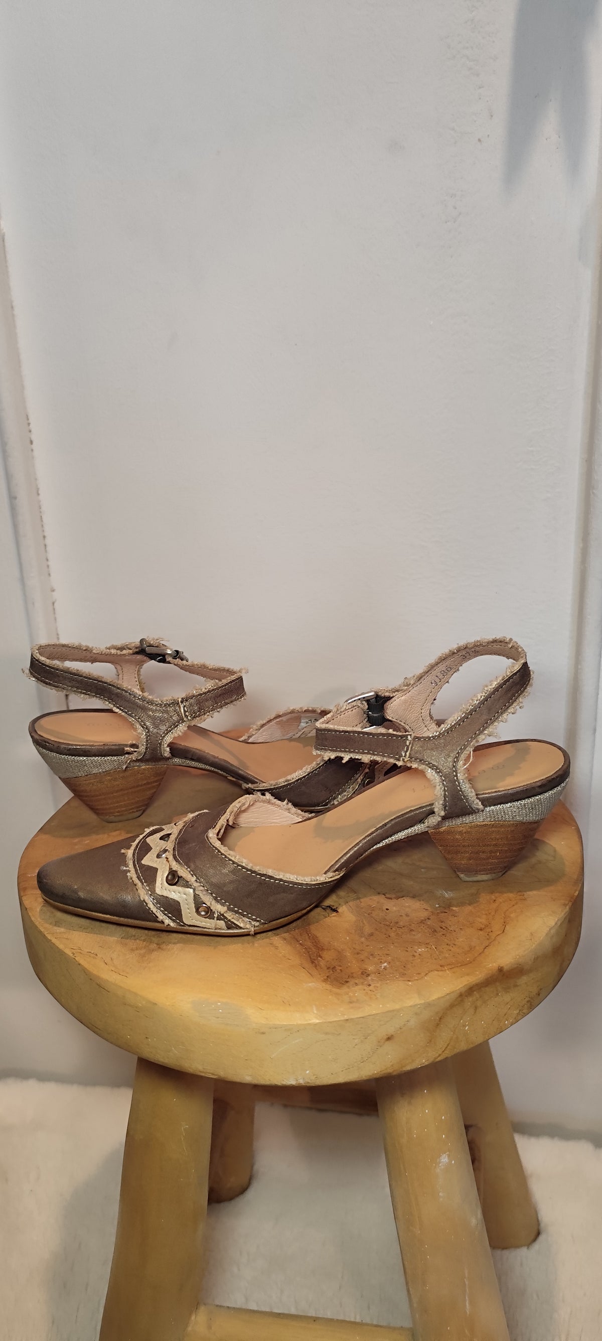Slingback en cuir Muratti