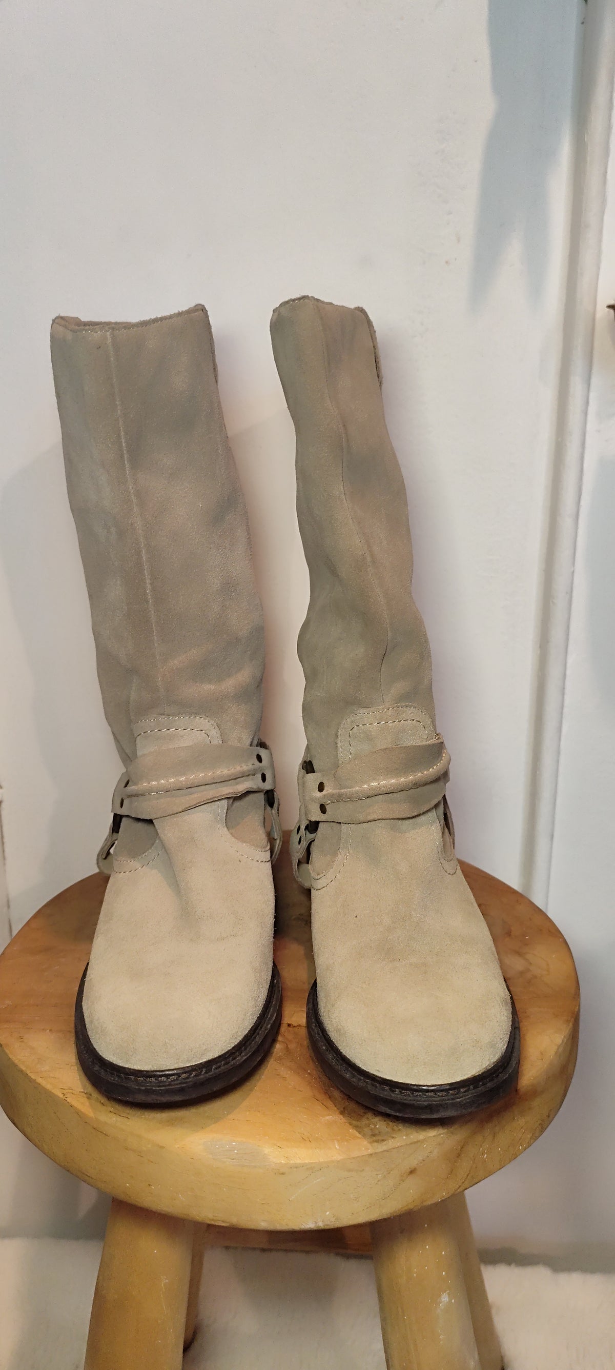 Bottes en cuir Texto