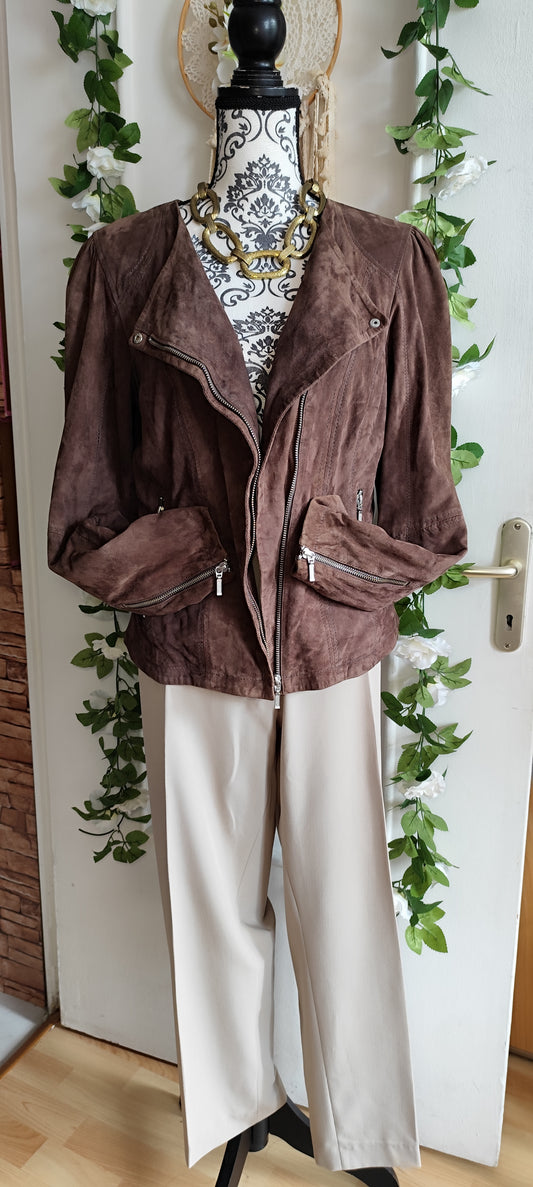 Perfecto en cuir Caroll vintage