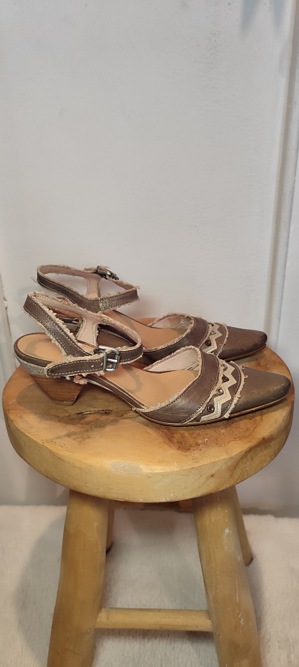 Slingback en cuir Muratti