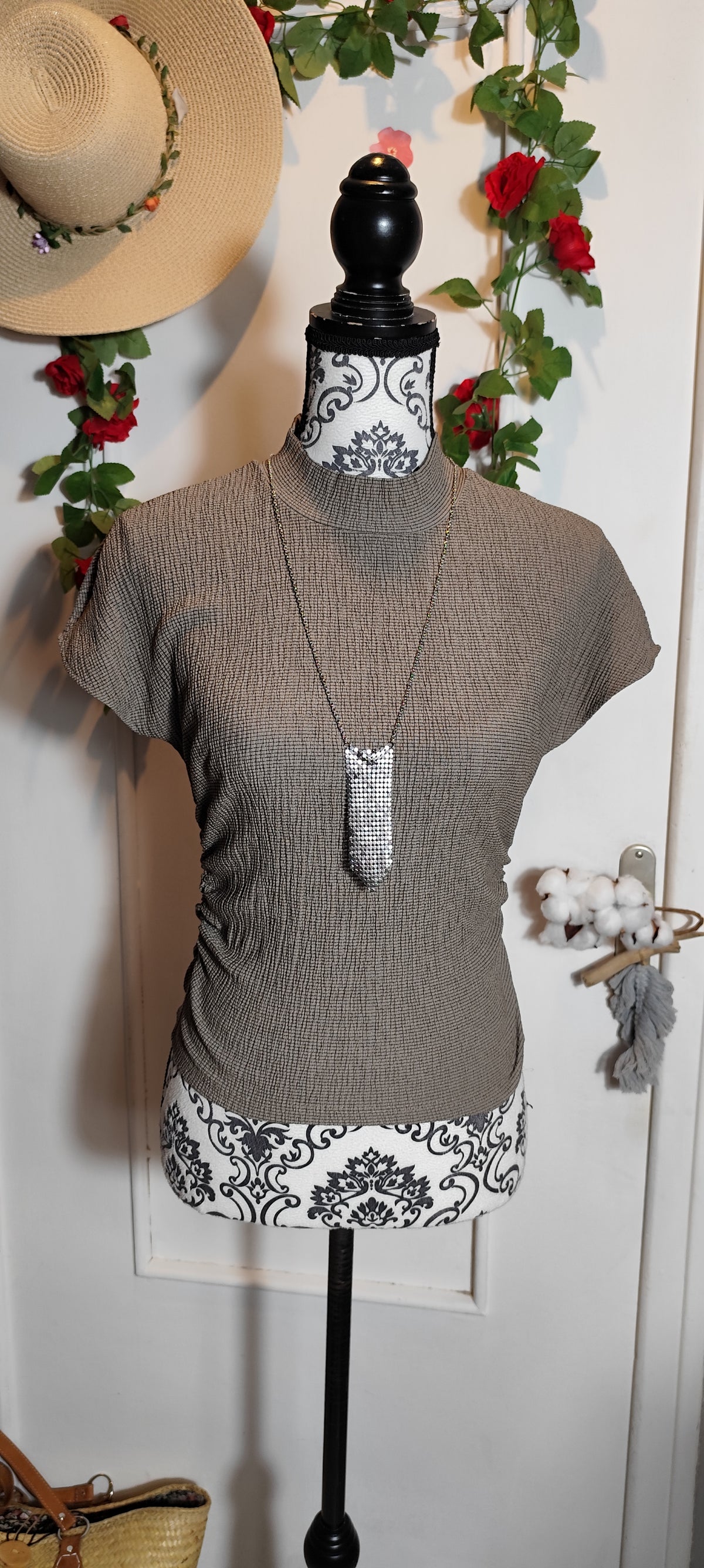 Top froncé Zara