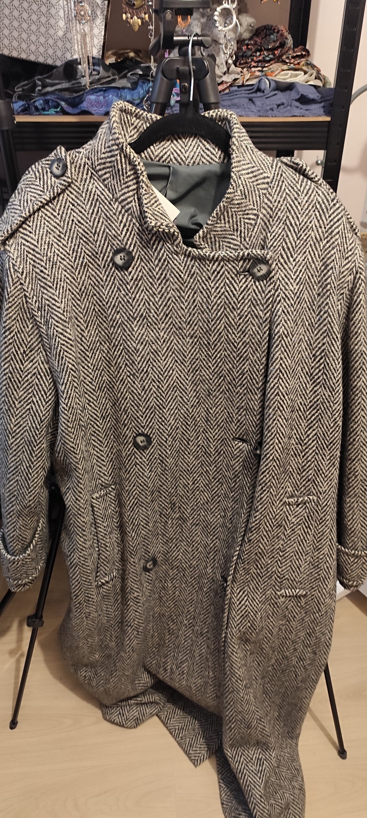 Manteau à chevrons