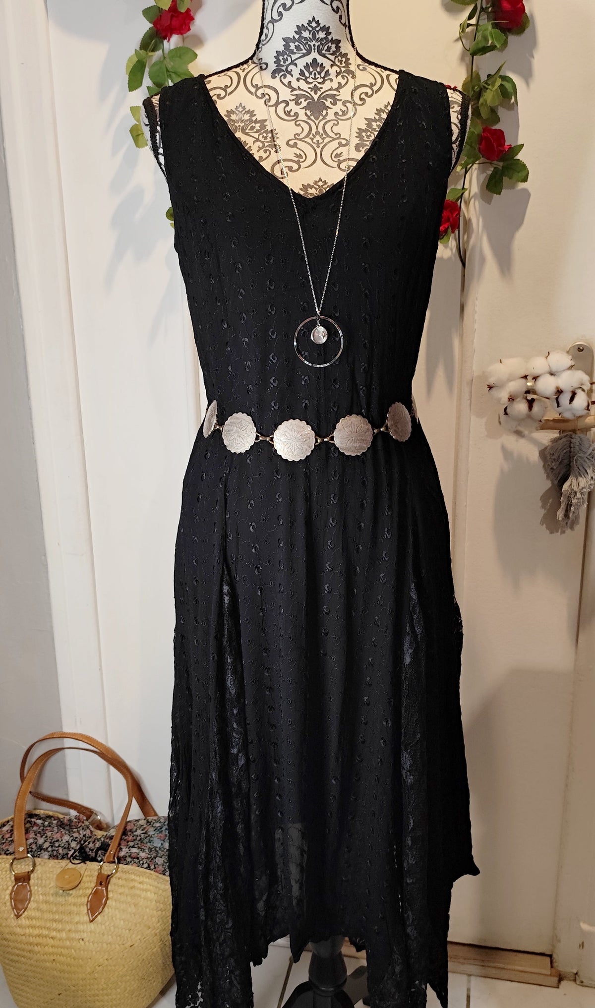 Robe longue asymétrique Together
