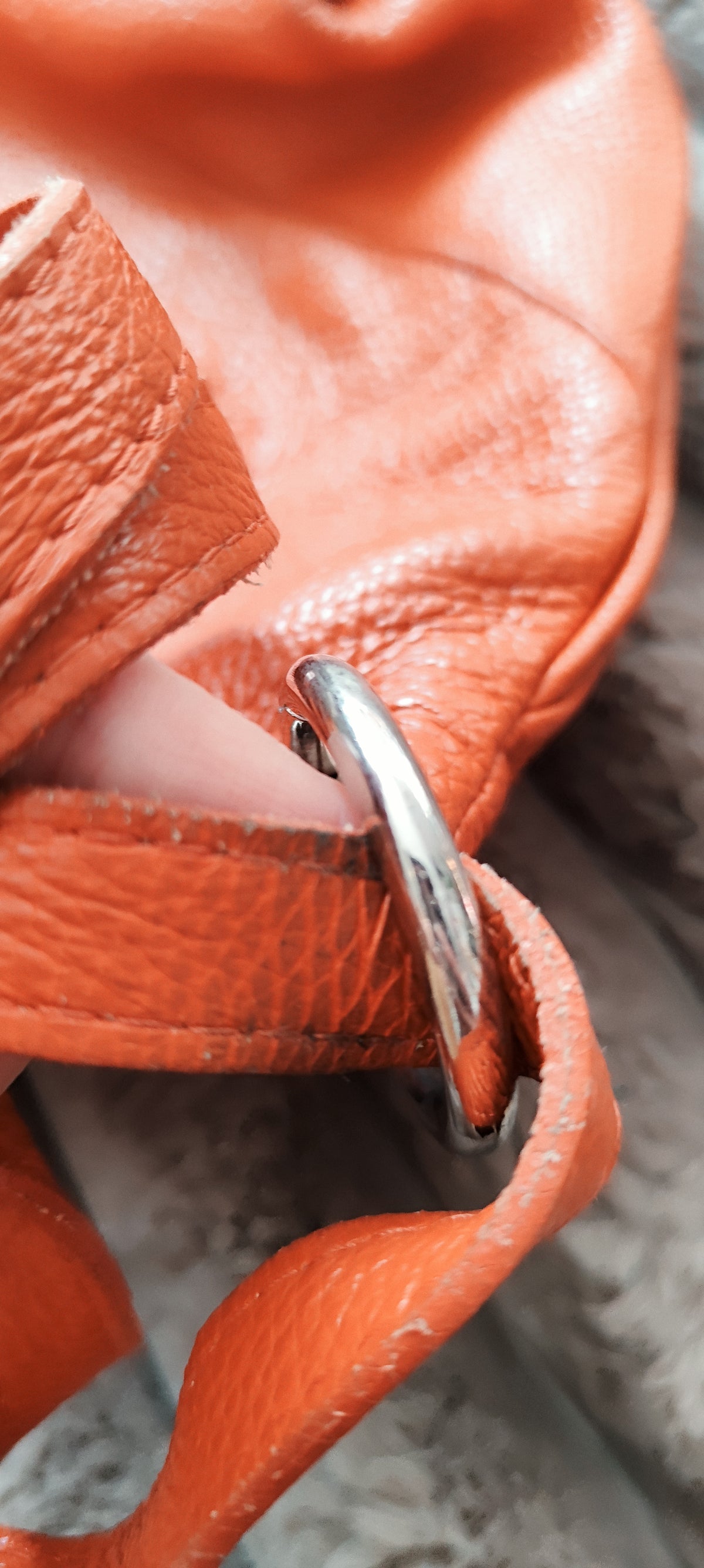 Sac en cuir rétro