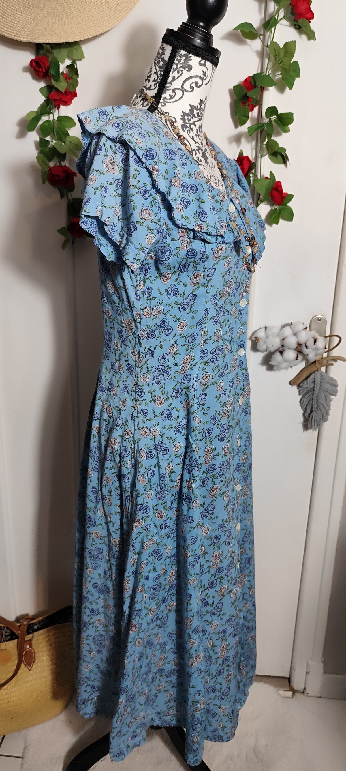 Robe col pèlerine Passeports