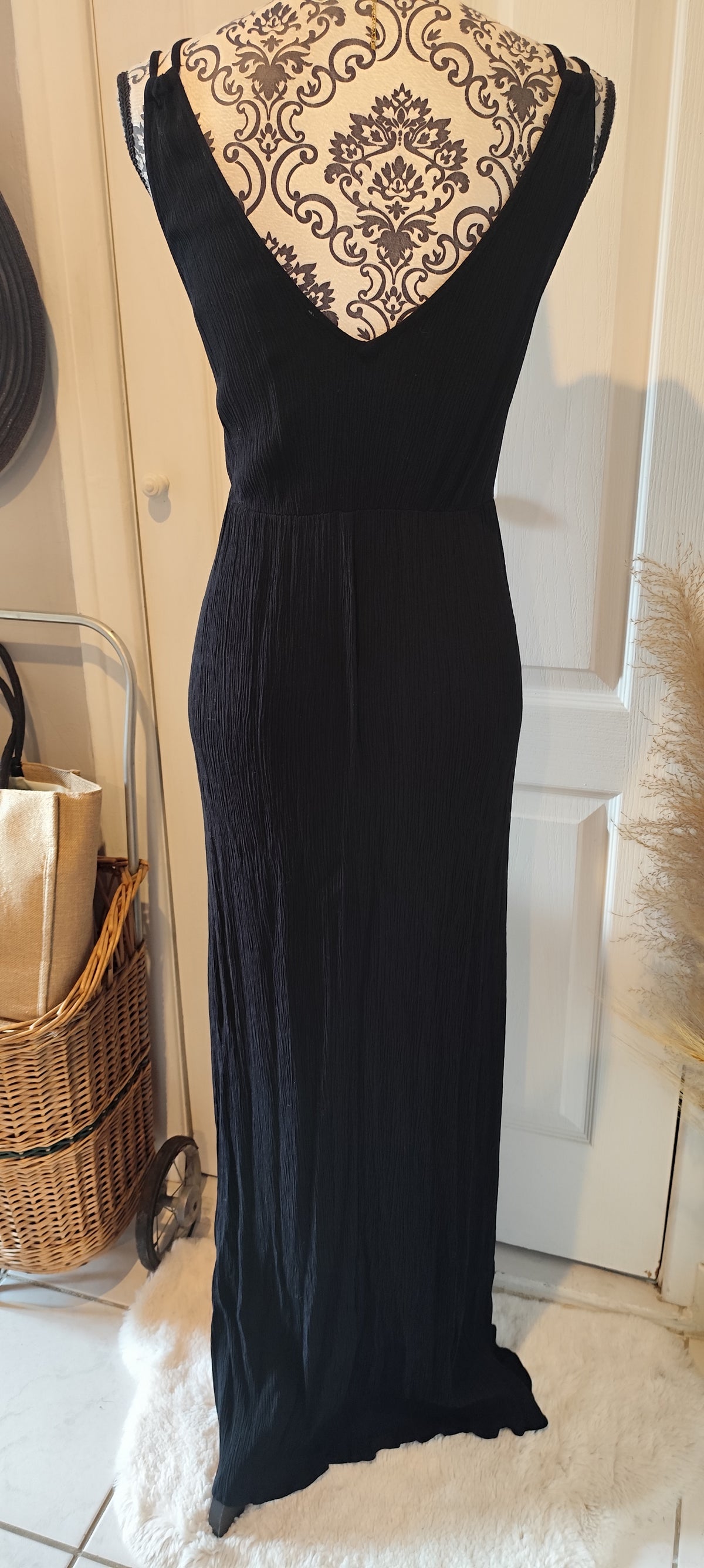 Robe longue romantique rétro