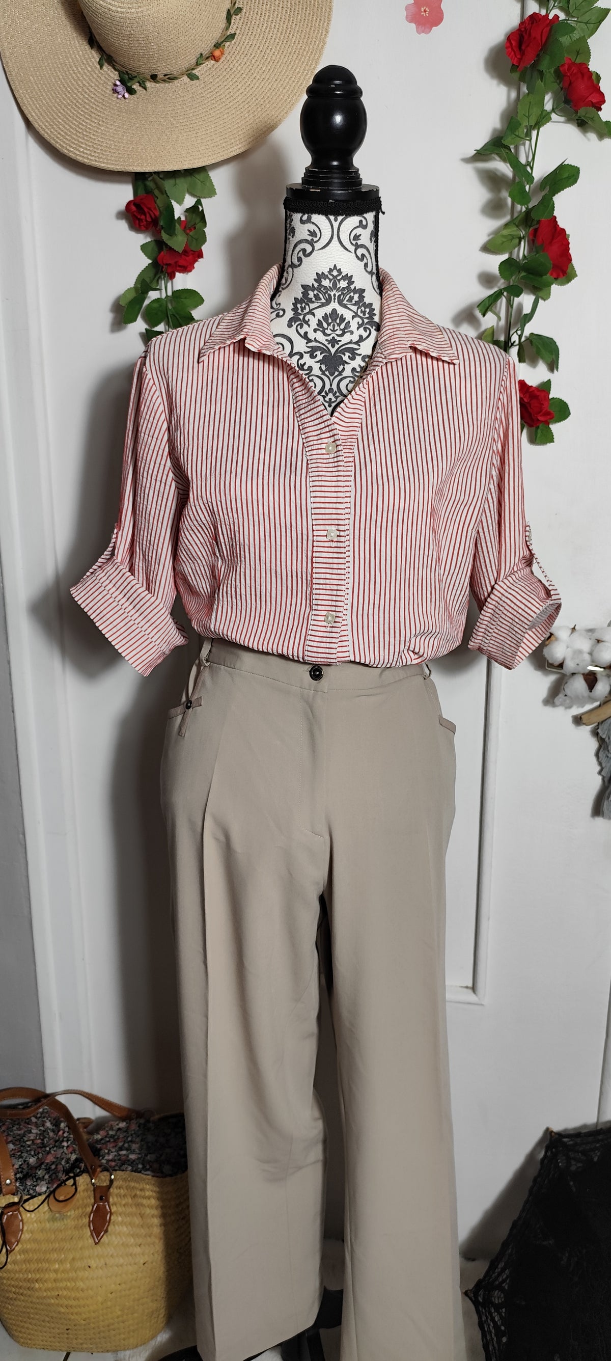 Chemise à rayures Halogène