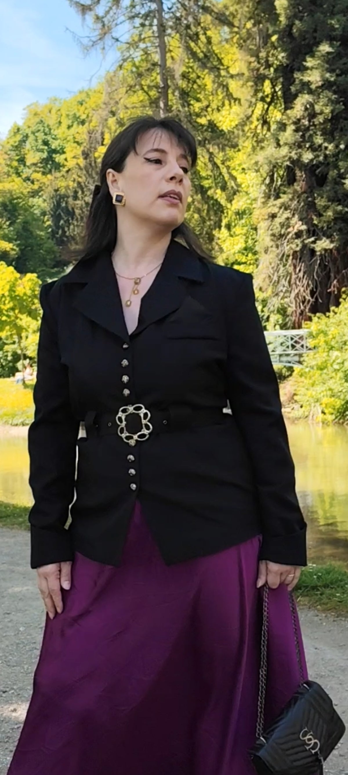 Blazer ceinturé Jus d'orange