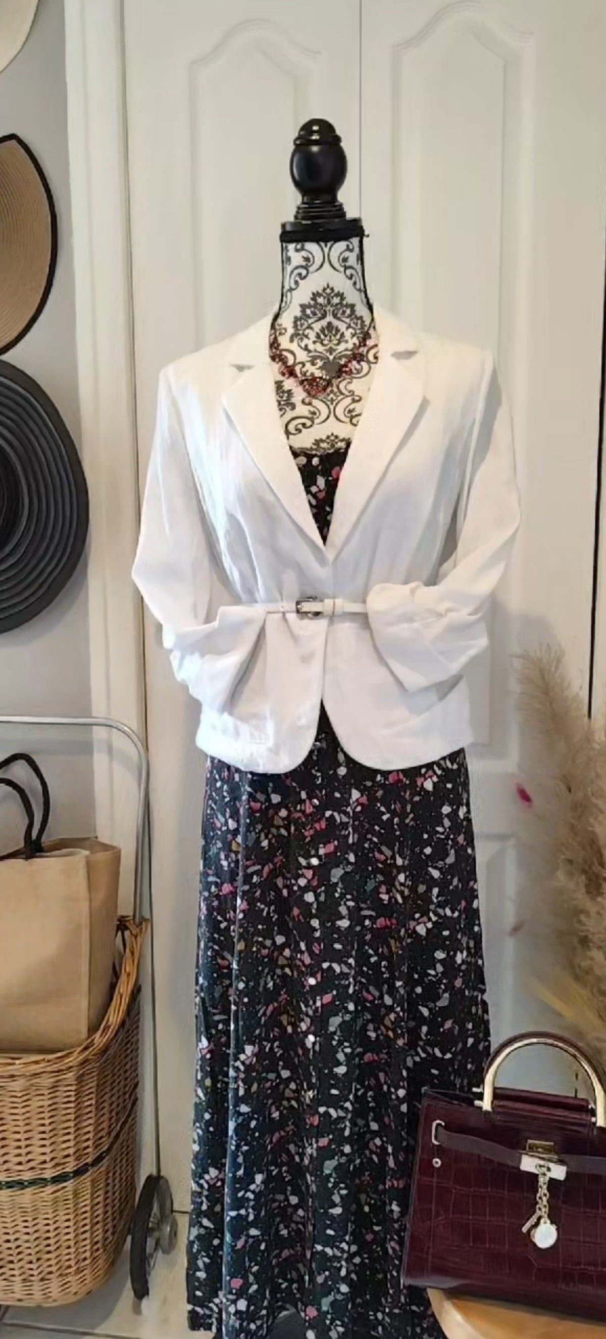 Robe longue boutonnée I code