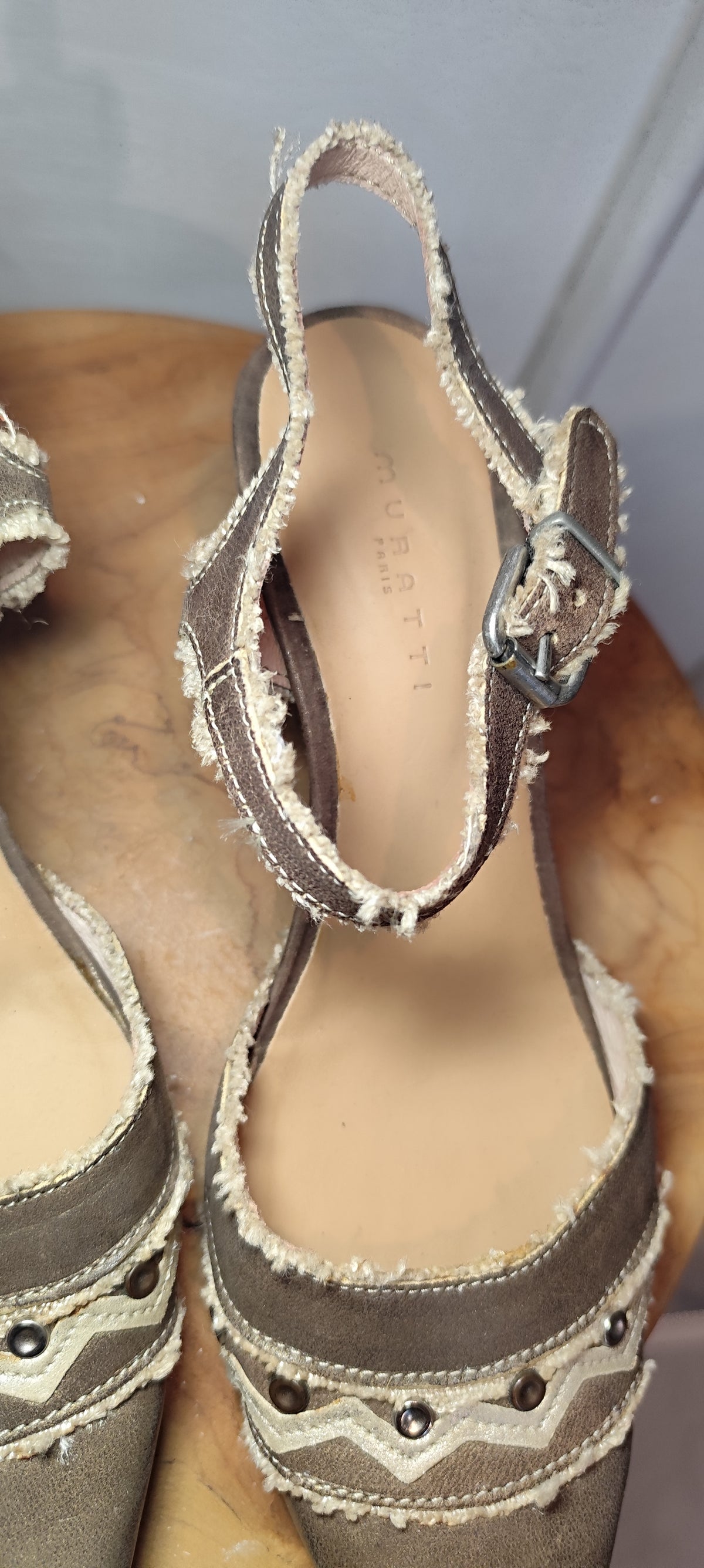Slingback en cuir Muratti