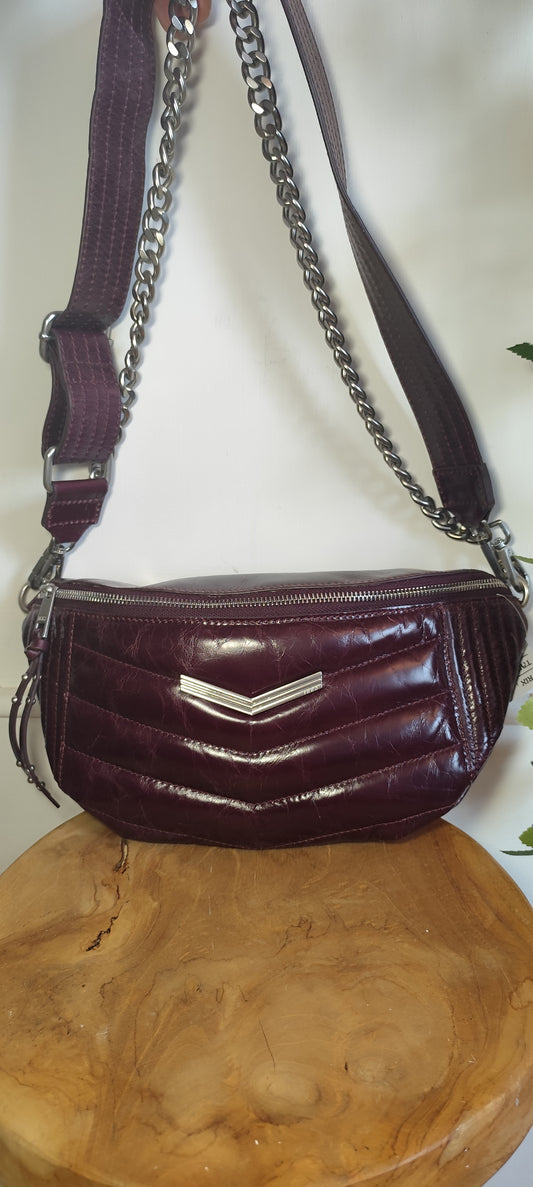 Sac banane cuir IKKS